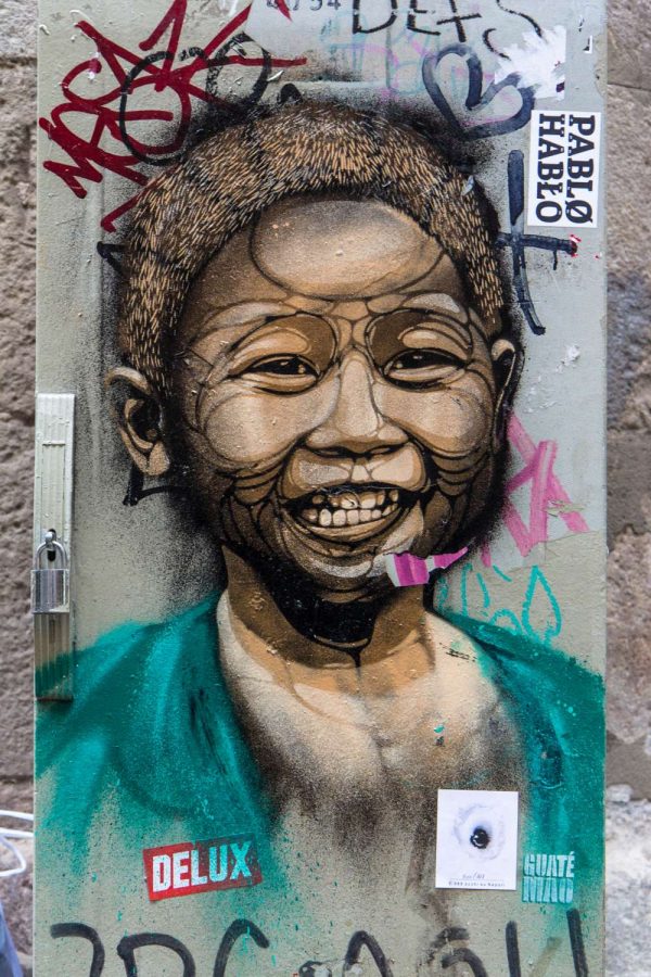 [FOCUS] Ethnic stencils by Guaté Mao – Street Art Barcelona